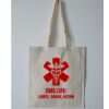 Budget Calico Tote Bag Thumbnail